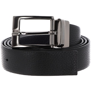 VALENTINO Release Leather Belt W115 Nero / Blu