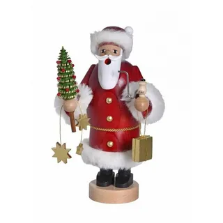 KWO Kunstgewerbe Werkstätten Räuchermännchen Räuchermann Weihnachtmann mit Weihnachtsbaum BxTxH= 12x11x20cm NEU bunt