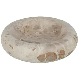DAHEIM Schüssel Nied Ø 25 cm Stein, Marmor, Granit Beige
