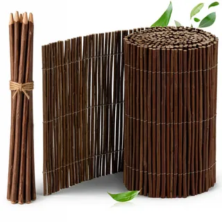Sol Royal Beeteinfassung 30 x 300 cm Beige/Braun Holz 7 St.