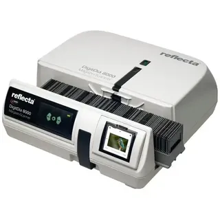 Reflecta DigitDia 8000 Diascanner Staub- und Kratzerentfernung: Hardware Durchlichteinheit, Integriertes Display, Automatikbetrieb