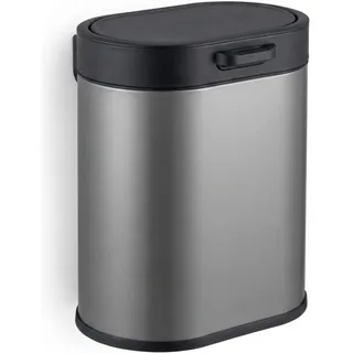 Relaxdays Hängender Mülleimer 5 l Grau