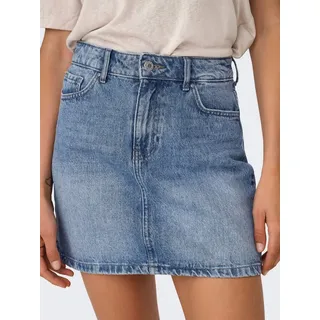 Only Jeansrock Damen Blau 36