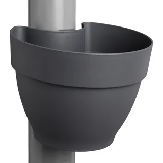 elho elho® Vibia campana Fallrohr Pflanzgefäß Anthrazit 22 cm