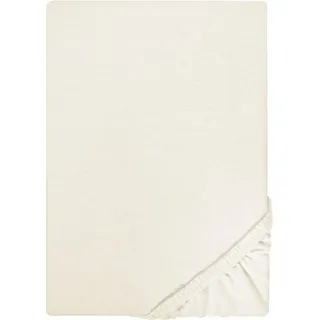 Castell Spannbettlaken Jersey 180 x 200 - 200 x 200 cm natur