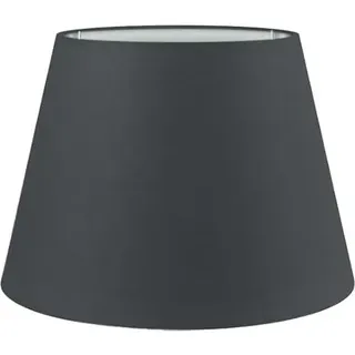 Wogati® Premium Lampenschirm | Größe: L | Farbe: Schwarz | E27 | konisch | Baumwolle | für Stehlampen, Hängelampen, Tischlampen, Deckenlampen