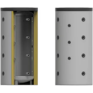 HD24 Pufferspeicher ohne WT, 120L, 75mm PU-Isolierung