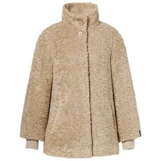 MILO COATS Teddyjacke mit Stehkragen Modell 'OLIVIA', Sand, 42