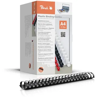 Peach Plastikbinderücken A4-50 mm | 500 Blatt | 50 Stück | PB450-02