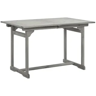 vidaXL Garten-Esstisch 170 x 80 x 75 cm grau