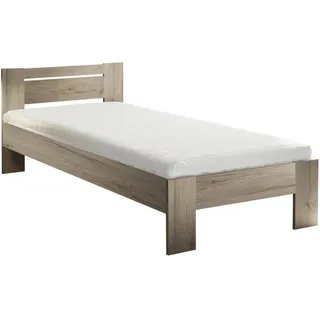 None Futonbett 90 x 200 cm Eiche