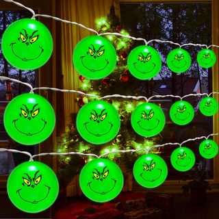 GYGOT Weihnachtslichterkette, 20 LEDs, 3 m, batteriebetrieben, Weihnachtsdekoration für Baum, Haus, Garten, Innen- und Außendekoration