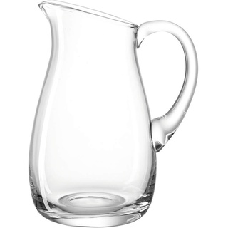 Leonardo Giardino Krug, handgefertigter Glas-Krug, spülmaschinengeeignete Wasser-Karaffe mit Henkel, 1140 ml, 010237