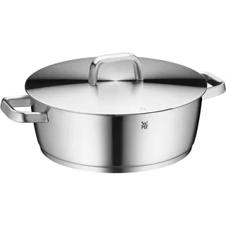 WMF Bräter stahlgrau, Pfanne + Kochtopf, Grau, Silber