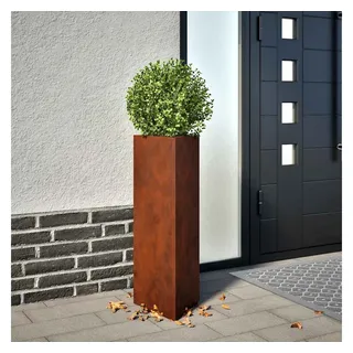 vidaXL Pflanzkübel 30 x 26 x 75 cm Cortenstahl
