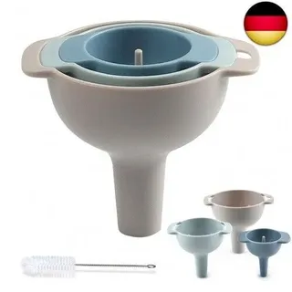 Uponer Trichter Küche 4 in1 Multifunktional Trichter Set 3-TLG Trichter mit