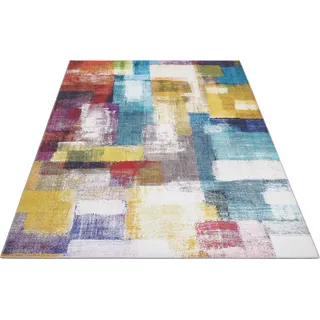 LUXOR LIVING Prima 2 Kurzflorteppich 80 x 150 cm Mehrfarbig