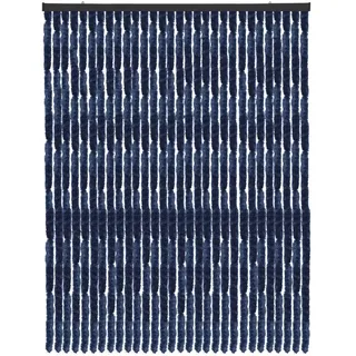 Arsvita Flauschvorhang, Blau, Kunststoff, 140x2x200 cm, Wohntextilien, Gardinen & Vorhänge, Fertiggardinen, Fadenvorhänge