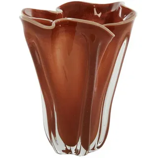 Light & Living Vase Kazuno, Creme, Terracotta, Glas, 22x27x22 cm, Dekoration, Vasen, Glasvasen