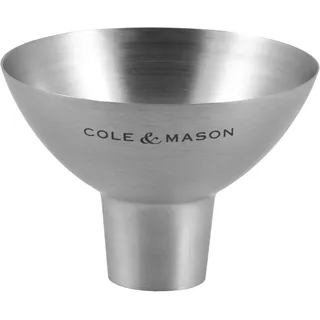 Cole & Mason Dover Trichter für Gewürze, Salz, Pfeffermühlen, Küche, Rostfreier Stahl, 6.5cm