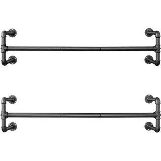 Songmics Wandgarderobe HSR64BK Schwarz