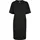 Shirtkleid Schwarz XXL