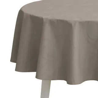 Pichler Tischwäsche Loop Tischdecke 160 cm rund | grau - grau