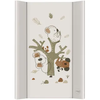 Ceba Baby® Wickelauflage Wickelunterlage - 2 Keil Wickelmulde fürs Babybett 70x50 cm - Wickeltischauflage mit OEKO-TEX® Standard 100 - Made in EU - Wasserdicht und Abwaschbar - Koala