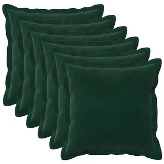 vidaXL Kissen Houten 6 Stk. 0 x 0 cm Dunkelgrün
