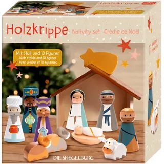 Die Spiegelburg Holzkrippe - Winterzauber im Weihnachtswald