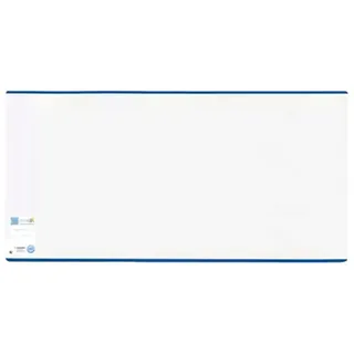 Herma HERMÄX 7300 - Buchumschlag Classic, Größe 300 x 540 mm, transparent, blauer Rand, 1 Buchschoner für Schulbücher