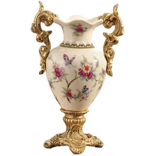 Vase Keramik Hohe Bodenvase Chinesische Wohnkulturblume Vase Für Regal Home Dekor Japanische Vase 16,5 Zoll, Raffiniertes Gefäß Für Dekorative Zweige Und Getrocknete Blume,d