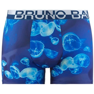 Bruno Banani Herren Boxershorts - Subaqua, Unterhose, Boxershort, Muster, Logo Blau S