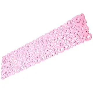 lopituwe Filz Tischläufer, moderner, Schlichter Stil, Blumenmuster, tragbar, rechteckig, für Zuhause, Restaurant, Café, Tischset, Untersetzer, Rosa