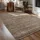Teppich Oslo rechteckig Höhe 10 mm meliert robuster Kurzflor Wohnzimmer Schlafzimmer auch als Läufer braun 80 cm x 200 cm x 10 mm