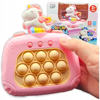 POPIT ANTI-STRESS SENSORISCHES GESCHICKLICHKEITSSPIEL BLASEN POP IT EINHORN