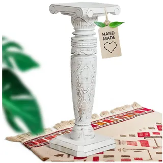 livasia Dekosäule weiß 60 cm