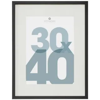 Atmosphera Bilderrahmen Holz Schwarz 30x40 cm 3er Set