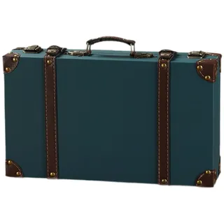 Ronyme Vintage-Koffer aus, Kollektion, robuste Retro-Koffer aus, dekorative Truhe für Partys, Geburtstage, Hochzeiten, Damen, Blau