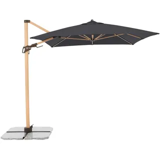 Doppler Alu Wood Ultra AX Pendel 300 x 220 cm anthrazit