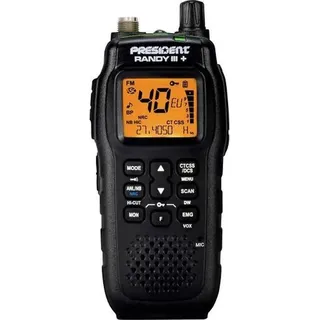 President Randy III+ CB-Handfunkgerät AM/FM 40210 CB-Handfunkgerät