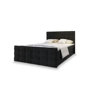 masseno Amon 160 x 200 cm H2 Schwarz