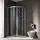 Viertelkreisdusche Schiebetür 100 100 Silber/transparent VB23710020DP1