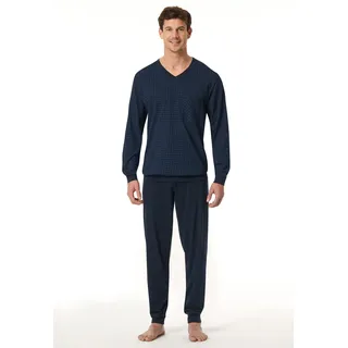 SCHIESSER Pyjama Comfort Essentials Blau 4XL (60)