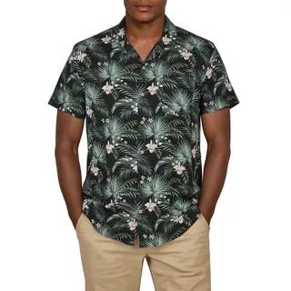 riverso Hawaiihemd Herren Sommerhemd RIVMick Regular Fit (1-tlg) bunt XXL