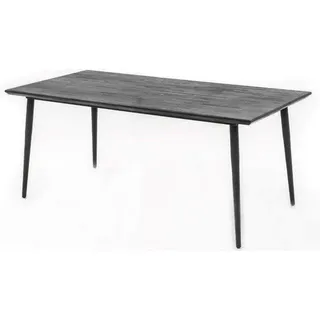 Capella CAPD05-200 Holztisch 200cm Retro-Stil Tundra Grey Graphitgestell - Grau