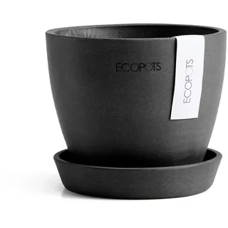 Ecopots Antwerp Mini 11,5 x 11,5 x 10,1 cm Dunkelgrau