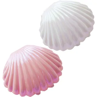 Abaodam 4 Stück Shell-Requisiten Füllperlen Für Vasen Meeresmuscheln Kaurischnecken Strandparty Muscheln Vase Füller Schale Essensschale Servieren Muschel-anhänger Abs Hülse Füllstoff Büro