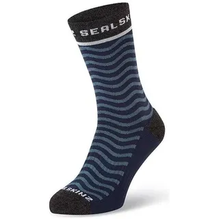 Sealskinz, Unisex, Sportsocken, Rudham (43 - 46), Schwarz, Blau