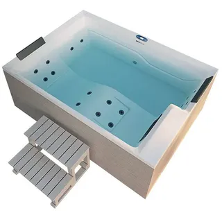 Home Deluxe  Nimbus Deluxe mit Treppe und Thermoabdeckung  207 x 73 x 144 cm